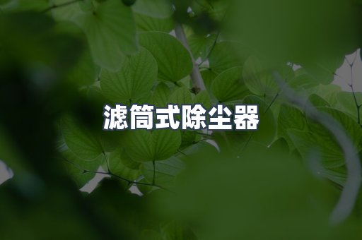滤筒式除尘器